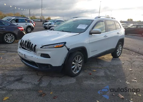 2016 Jeep Cherokee Limited from USA, damaged, VIN 1C4PJLDB6GW229475